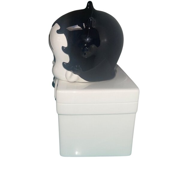 Benjamin Medwin Vintage 1995 Betty Boop Ceramic Cookie Jar White Decor - Picture 11 of 16